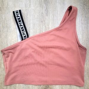 Victoria's Secret VS Pink Mauva Peach bralette/crop top Sz:Large